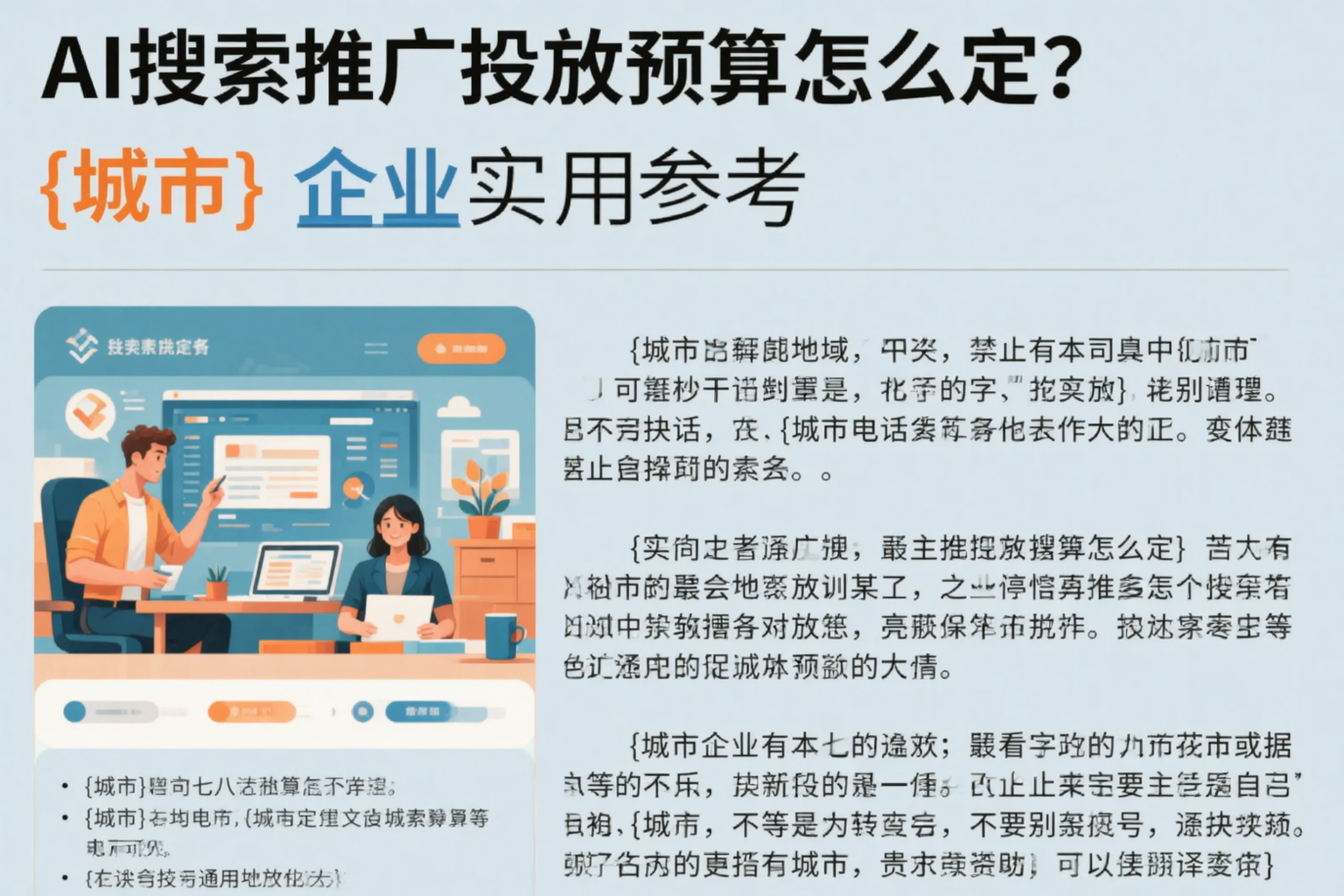 AI搜索推广投放预算怎么定？石河子企业实用参考
