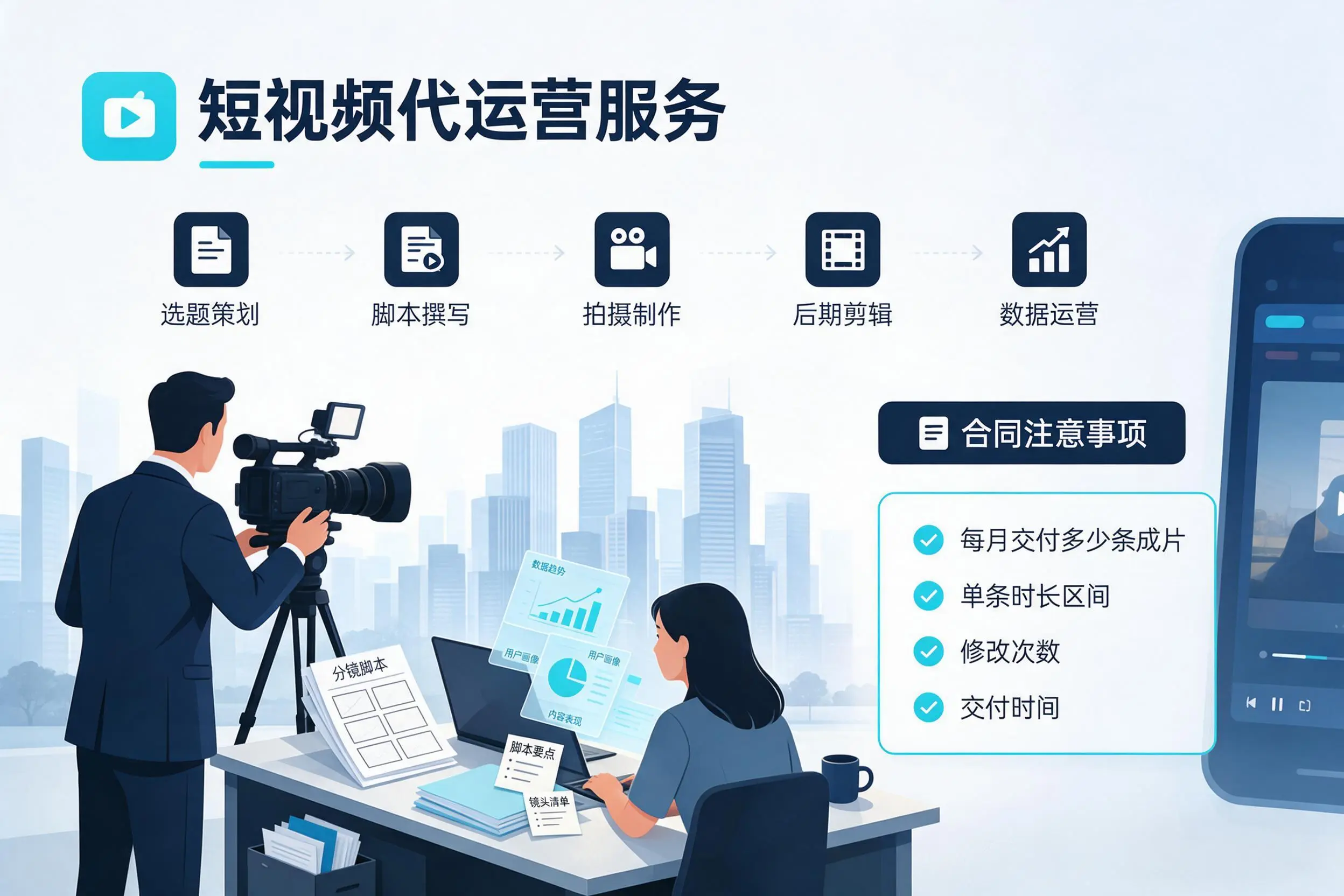 短视频代运营包含哪些服务？石河子企业常见问题科普